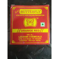 BUTTERFLY ORANGE RED COLOUR POWDER