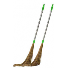 Broom Stick with Long Steel Handle